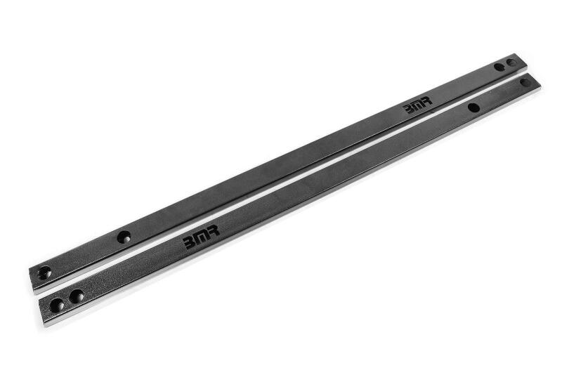 Ford Mustang Jacking Rails - BMR Suspension - Low Profile - Black Hammertone - `15-`23